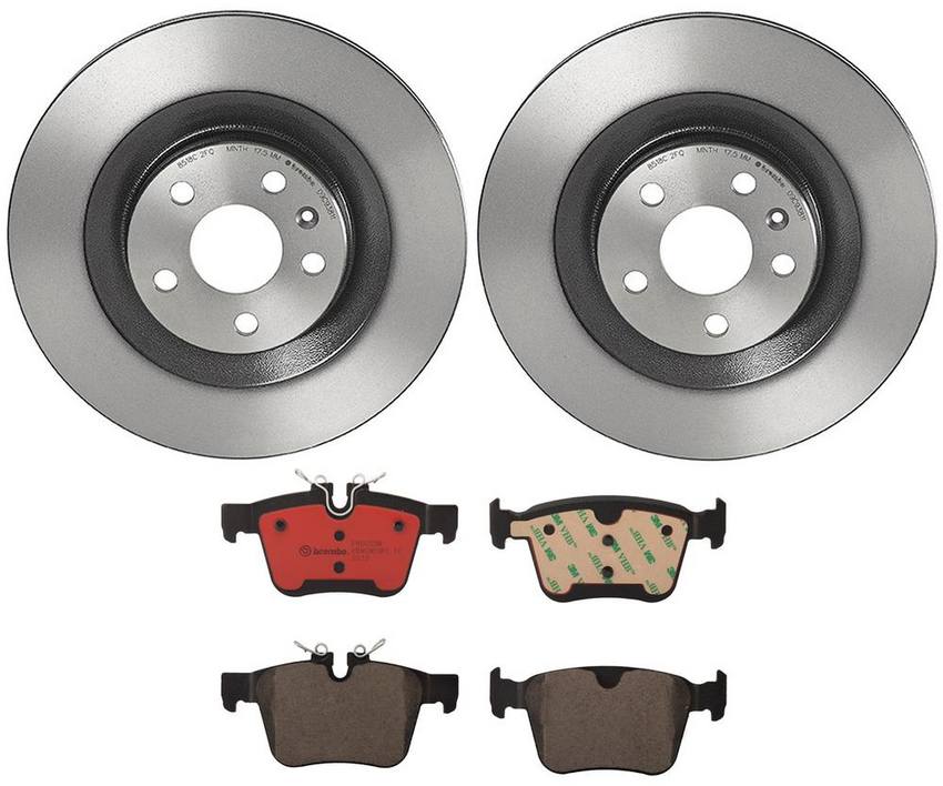 Volvo Brembo Brakes Kit - Pads and Rotors Rear (320mm) (Ceramic) LR061385 - Brembo 4038707KIT